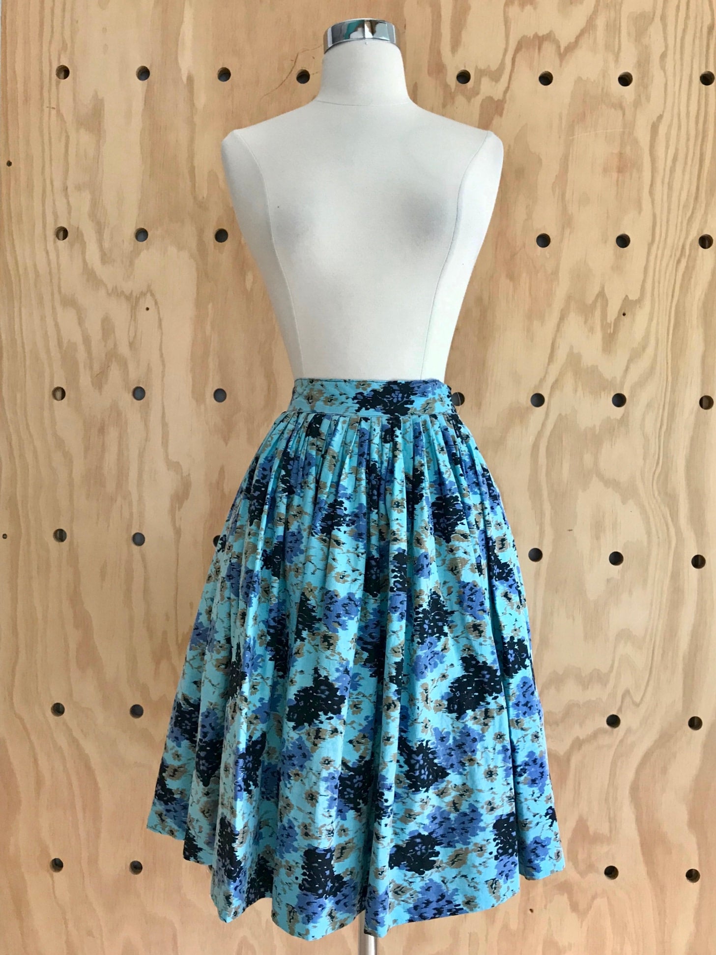50s store gathered skirt